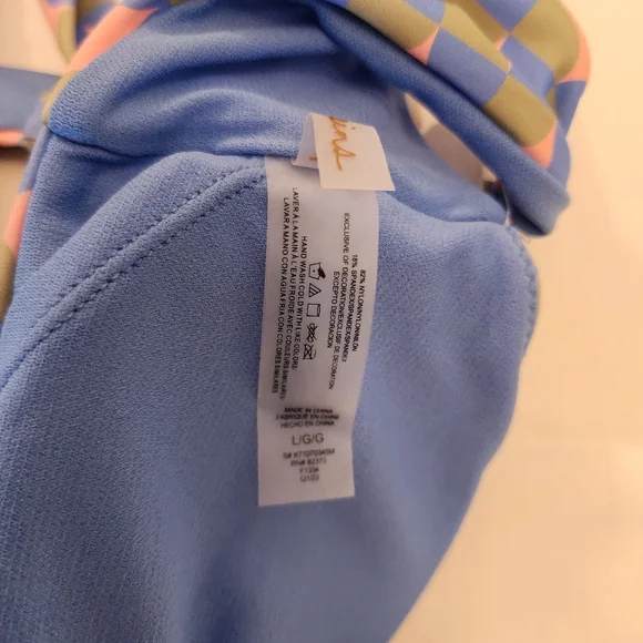 Raisins Colorful Geometric Bikini Set. Comes with Hygienic Liner. NWT - Picture 4 of 11